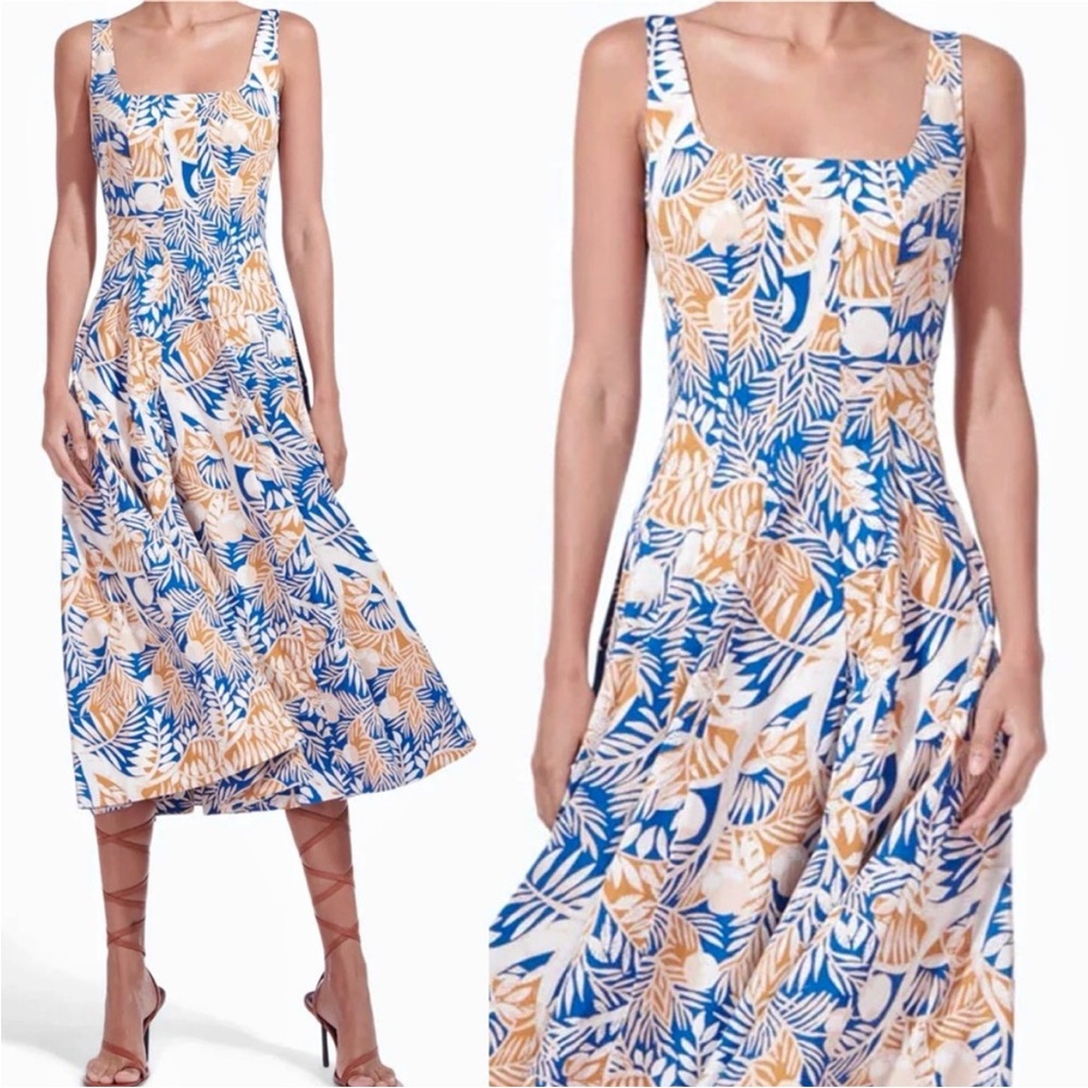 STAUD Wells MIDI Dress